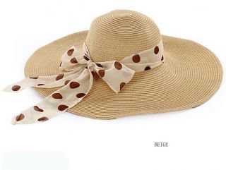 16 Colours Summer Sun Beach Floppy Derby Hat Wide Brim Straw Folding Ladies Cap