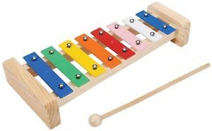 Wooden Glockenspiel Xylophone Musical Instrument Classic Toy Kids Paint Your Own
