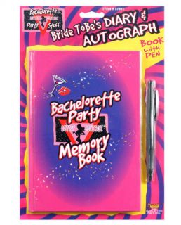 Bachelorette Party Memory Book Scrap Book Keepsake Book with Pen