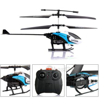 Blue S126 2CH Channel IR Radio Remote Control Gyro RC Helicopter Toy