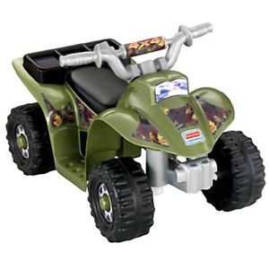Toddler Boys Camo ATV 4 Wheeler Quad Kids 6V Battery Camouflage Ride on Toy New