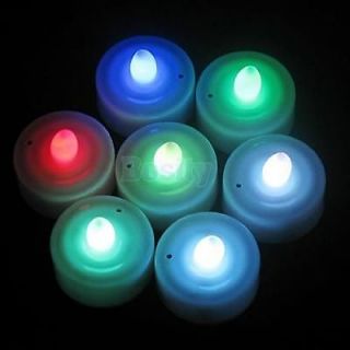 12pcs Changing Color LED Candle Candles Wedding Party Favor Decor New