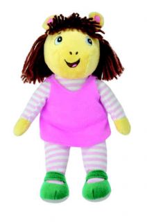 Arthur and DW Plush Super Soft Toy 10 and 9 inch Embroidered by Kids Preferred
