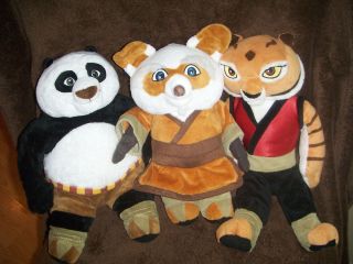 Kung Fu Panda Po Master Shi Fu Master Tigress Kohls Cares for Kids Plush