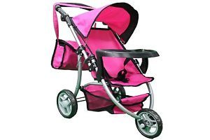 New Mommy and Me Toy Doll Stroller Carriage Bag Kids Toys Nursery