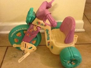 Vintage Cabbage Patch Kids Tricycle for Dolls CPK 1980's Big Wheel Trike Toy