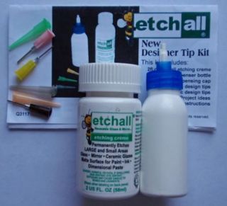 Etchall New Glass Etching Designer Tip Kit