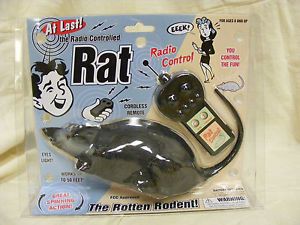 Remote Radio Controlled Control Rat Retro Classic Kids Toy Gift New Unisex