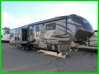 14 Prime Time Sanibel 3500 New 4 Slideouts Fifth Wheel Rear Double Lounge Chairs