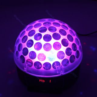 Digital RGB LED Crystal Magic Ball Effect Light DMX512 Disco DJ Stage Lighting