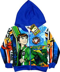 Ben 10 Ultimate Alien Boys Hooded Jacket Coat Childrens Kids Toys Ben Ten Toy