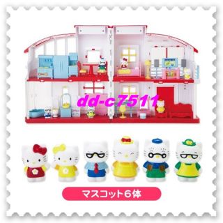 Hello Kitty Doll House Set Kids Girls Toy Figure Kawaii Sanrio Gift F s Bargain