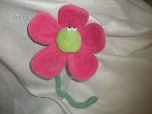 Funny Friends Jennifer Mazur Pink Green Flower Plush Toy