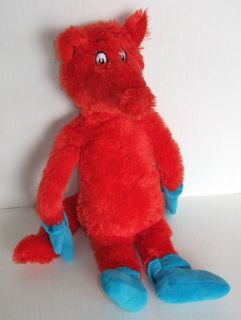 Kohl's Cares for Kids Dr Seuss Fox in Socks Plush Stuffed Animal Lovey Toy 17"