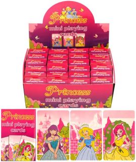 Mini Playing Cards Princess Girls Kids Children Party Bag Fillers Pinnata Toys