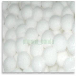 144 Mixed Fluffy Pom Poms Pompoms Snow Balls Baby 10mm