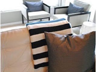 IKEA Black White Stripes Eivor Knit Throw Blanket Striped New Cover