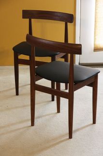 Hans Olsen Teak Dining Set 6 Chair Table Danish Mid Century Modern Eames Wegner