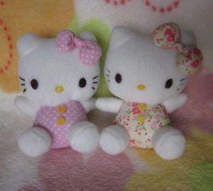 2pcs RARE Style Soft HelloKitty Toy Girls Kid Cute Plush Doll Fashion Gift