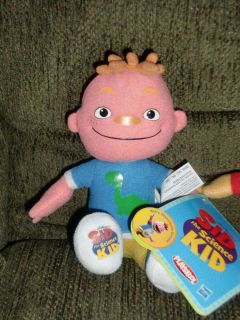 Playskool Sid The Science Kid Gerald Stuffed Plush Doll Figure Toy 6" New