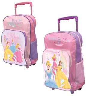 Disney Princess Kids Large Trolley Travel Luggage Bag