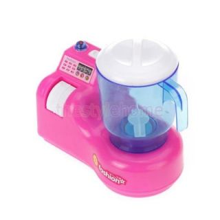 Plastic Child Pretend Play Toy Washing Machine Washer Juicer with Music Light