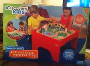 Discovery Kids Activity Table with Train Set