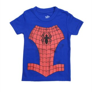 2 6 Years Infant Toddler Kids Boys Spiderman Short Sleeve T Shirt Tee Tops D2001