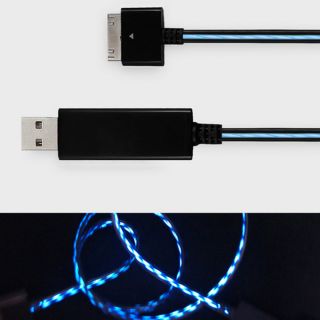Newest Flash LED Light USB Flash Sync Charger Cable for iPhone 4 4S iPad2 Touch