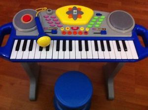 Electronic Keyboard Piano 37 Keys Kids Music Toy Blue The Learning Journey