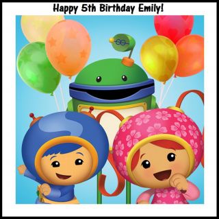 12 Team Umizoomi Stickers 3 1 2 x 3 1 2" Loot Goody Favor Bag Labels Party