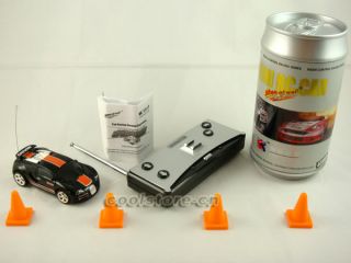 3" Mini Coke Can RC Radio Remote Control Racing Car Create Toys 49MHz 2010B 1