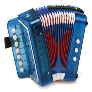 Hohner Toy Accordion Blue Musical Instruments Toys Kids Play Fun Art Game Gift