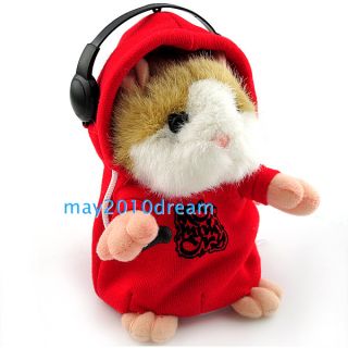 Red Color Mimicry Hamster Plush Toy Takara Tomy Mimicry Pet Rapper MC