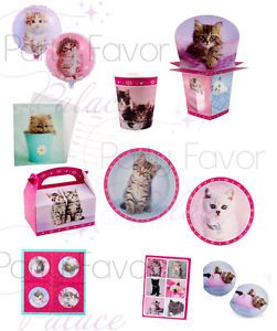 Rachael Hale Glamour Cats Birthday Party Supplies Plates Cups Napkins U Pick