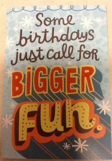 Hallmark 12 Bigger Fun Wish Big Musical Birthday Cards Play "Ice Cream Cake"