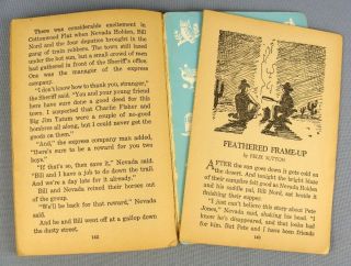 1959 Vintage American Cowboy and Indian Stories Read Aloud Kids Illustrated Book