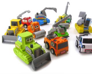 Lots 12pcs New Kids Baby Toy Mini Pull Back Machineshop Construction Cars 4 6cm