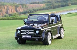 Licensed Mercedes Benz G55 AMG Kids Ride on Power Wheels Battery Toy Car Black
