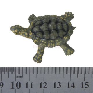 3pcs Cute Army Green Marine Animal Model Sea Turtles Model Kids Educational Toys