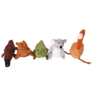 10 PC Hand Finger Velvet Sea Animals Puppets Set Kids Toy Preschool Kindergarten