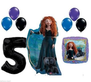 5th Birthday Disney Princess Brave Merida Balloons Party Favors Supplies Fifth