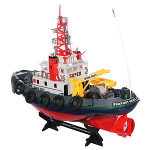 Fireboat Remote Radio Control Vehicle Model SHIP Boat Watercraft Toy Kid Child