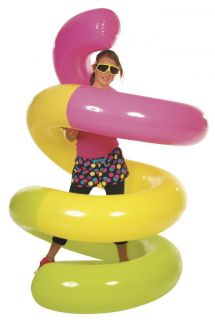Wet Worm Swimming Pool Toy Inflatable Lilo Air Bed