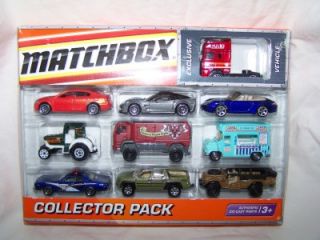 Matchbox 10 Car Collector Pack w Exclusive Vehicle New