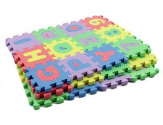 Foam Alphabet Letter Number Floor Mat Education Puzzle Toy for Kids Children