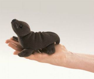 Folkmanis Puppets Sea Lion Finger Puppet New Free SHIP