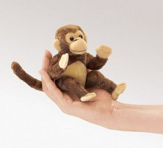 Folkmanis Puppets Monkey Finger Puppet 