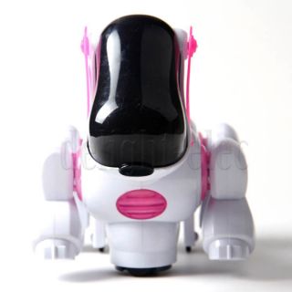 Robotic Electronic Walking Singing Pet Dog Puppy with Music Light Kid Toy Gift