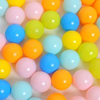 50pcs Colorful Soft Plastic Ball Ocean Ball Pit Swim Play Tent Saftey Baby Kids